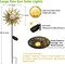 1 Pack Sun Solar Lights Garden Outdoor Waterproof Metal Decorative Stakes for Patio Yard Walkway LawnPatio Christmas Gifts Valentine's Day Gifts